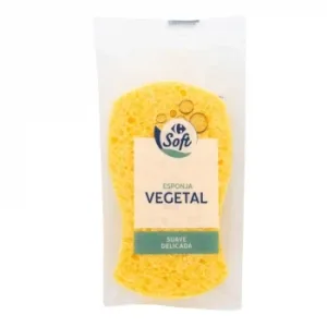 Esponja Vegetal Suave Delicada Soft Carrefour 1 Ud.