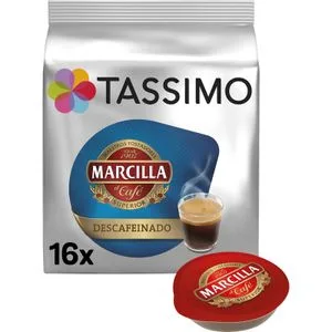 Espresso Descafeinado Tassimo Cápsulas 16 u