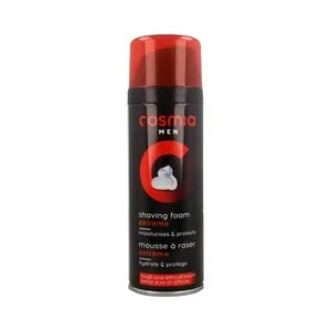 Cosmia Espuma de Afeitar Hidratante y Protectora para Barbas Duras y Difíciles Cosmia Extreme 200 Ml.