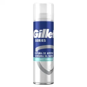 Espuma de Afeitar Refrescante con Eucalipto para Piel Sensible Series Gillette 200 Ml.