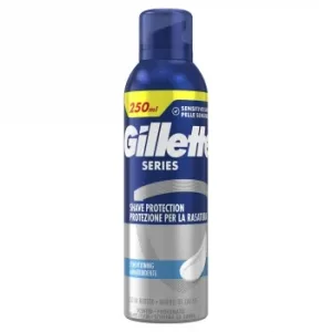 Espuma de Afeitar Suavizante con Manteca de Cacao Gillette Series 250 Ml.