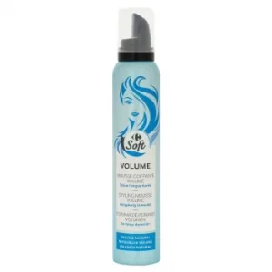 Espuma de Peinado Volumen de Larga Duración Soft Carrefour 200 Ml.
