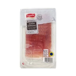Espuña Jamón Serrano de Bodega Curado Más de 9 Meses, Cortado en Lonchas 50 G. 40 G