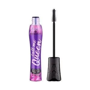 Essence Call Me Queen Tono Black Máscara Pestañas Efecto Volumen y Longitud.