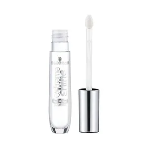 Essence Crystal Clear  Extreme Shine. Tono 01 No Pegajoso Brillo de Labios Voluminizador, con Acabado de Efecto Mojado.
