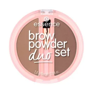 Essence Duo Set Tono 01 Light Estuche de Polvos para Cejas Definidas.