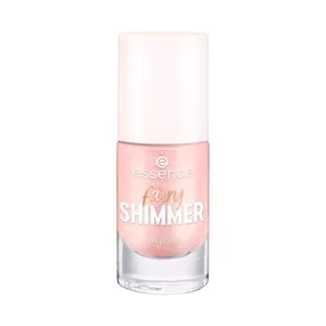 Essence Fairy Shimmer Tono 05 Rosa Lila Esmalte de Uñas con Escamas Doradas Brillantes.