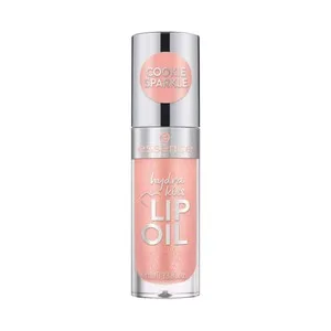 Essence Hydra Kiss Tono 09 Cookie Sparkle, Nude Aceite Labial Hidratante con Acabado Ultrabrillante.