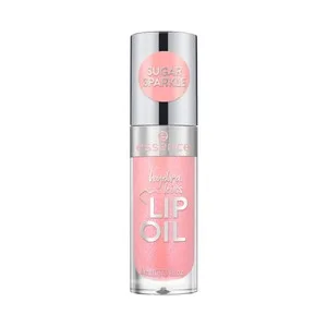 Essence Hydra Kiss Tono 10 Sugar Sparkle Rosa Aceite de Labios.