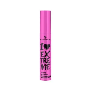 Essence I Love Extreme Tono Black Máscara de Pestañas de Larga Duración Efecto Volumen.