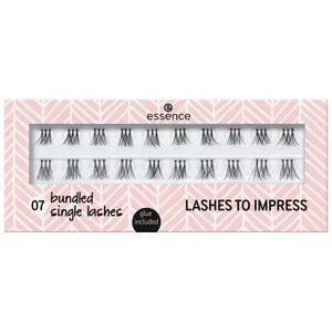 Essence  Lashes To Impress Tono 07 Pestañas Artificiales , que Incluyen Pegamento.