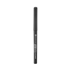 Essence  Long Lasting Tono 01 Black Fever Lápiz de Ojos Resistente al Agua y Larga Duración (18h).