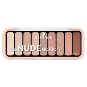 Essence Nude Edition Paleta de Sombras de Ojos con 9 Tonos Diferentes de Larga Duración con Acabados Mates y Perlados.