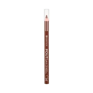 Essence Poutline Soft Glide Tono 04 Cocoa Me Crazy Marrón Oscuro Lápiz de Labios con Cobertura Completa.
