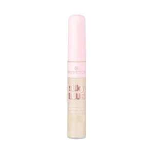 Essence Silky Blur Tono 100 Frío Claro con Matiz Neutro Corrector de Cobertura Completa y Acabado Mate Sedoso.