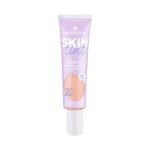 Essence Skin Tint Tono 20 Tinte para Piel Hidratante, Cobertura Ligera a Media y FPS 30.