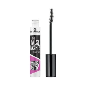 Essence The False Lashes Exteme & Curl Tono Black Máscara de Pestañas Efecto Pestañas Postizas Rizadas.
