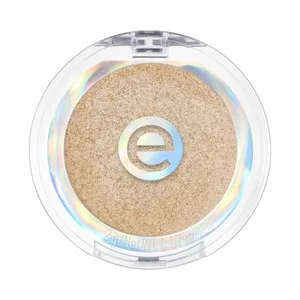 Essence Tono 001 Golden Glow Dorado Brillante Sombra de Ojos Acabado Radiante y Metálico.
