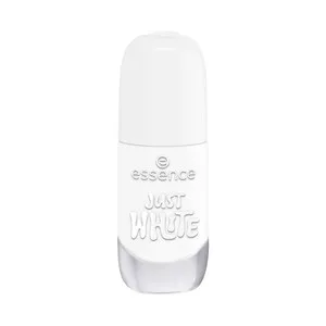 Essence Tono 33 Just White Blanco Liso Esmalte de Uñas en Gel de Larga Duración.