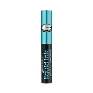 Essence  Tono Black Eyeliner para Ojos Liquido, con Efecto Tinta  Resistente al Agua (waterproof).