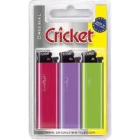 Encendedor Essencial Cricket, Pack 3 Uds