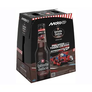 Estrella Galicia Cerveza 0,0 Maltas 6 Uds X 25 Cl 1500 ML