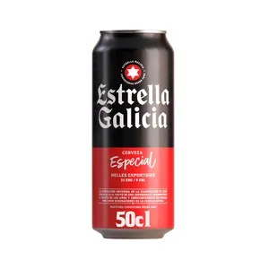 Estrella Galicia Especial Cerveza Lata de 50 Cl. 500 ML
