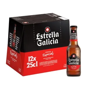 Estrella Galicia Especial Cervezas Pack 12 Uds. X 25 Cl 3000 ML