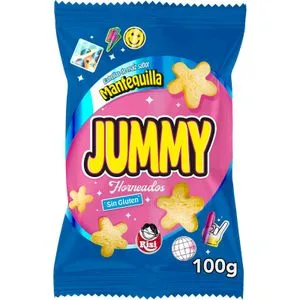 Estrellas Maíz Jummy Sabor Mantequilla 100 Gr