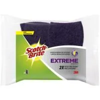 Estropajo con Esponja Morada Extreme Scoth-brite, Pack 2 Unid.