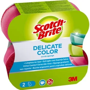 Estropajo con Esponja Salvauñas Comfort Universal Color Scotch Brite