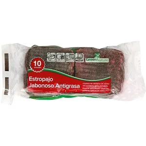Estropajo de Acero Jabonoso 10 u