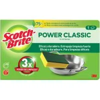 Estropajo de Fibra Verde Scotch-brite, 1 Ud