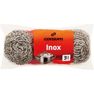 Estropajos Acero Inox 3 u