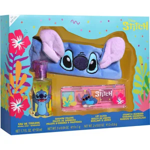 Estuche con Eau de Toilette 50 Ml + Paleta de Sombras + Brillo de Labios + Bandana Cosmetica Stitch