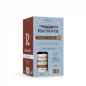 Estuche de 4 Botellas de Vino Tinto Reserva Reciente D.o.ca Rioja 75 Cl.
