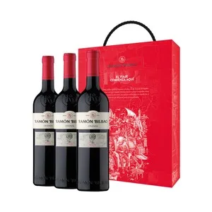 Ramón Bilbao  Estuche de 3 Botella de Vino Tinto Crianza con D.o. Ca. Rioja.