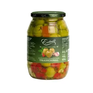 Excelencia Aceitunas Verdes Gordal Aliñadas sin Hueso Excelencia Frasco de 400 G. 350 G