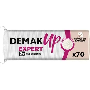 Expert Discos Desmaquillantes Redondos Algodón sin Blanquear con Textura de Nido de Abeja Textura de Nido de Abeja Demak UP