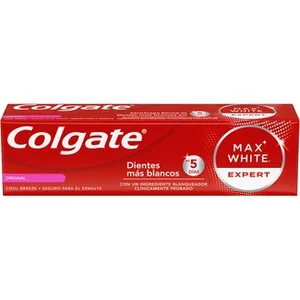 Expert Original Pasta de Dientes Blanqueadora Dientes Más Blancos en 5 Días Colgate MAX White