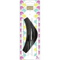 Pinza Extra Grande Negra Glamour, Pack 1 Ud
