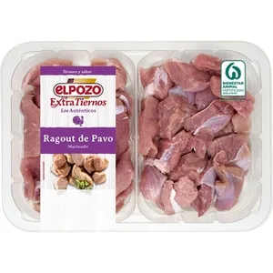 Extratiernos Ragout de Pavo Marinado Peso Aproximado Elpozo