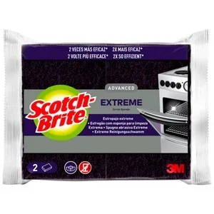 Scotch-brite Extreme Estropajo de Fibra 2 Veces Más Eficaz 2 Uds.