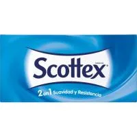 Faciales 3 Capas Scottex, Caja 70 Uds