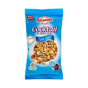 Facundo Cocktail de Frutos Secos sin Sal Añadida Facundo Bolsa de 150 G. 120 G