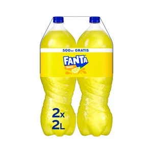 Fanta Refresco de Limón Pack de Botellas 2 Uds. X 2 L. 4000 ML
