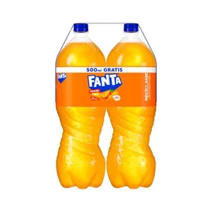 KAS Refresco de Naranja Pack 2 Botellas de 2 L. 4000 ML