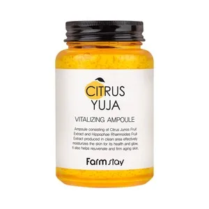Farmstay Citrus Yuja Ampolla Antiedad y Rejuvenecedora, para Pieles Apagadas 250 Ml.