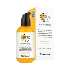 Farmstay Citrus Yuja Sérum Facial con Acción Revitalizante y Antiedad 100 Ml.