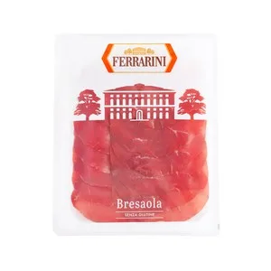 Ferrarini Bresaola Elaborada sin Gluten y Cortada en Finas Lonchas Ferrarini 90 G.